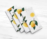 Ensemble de 4 serviettes de table Limon, 18 x 18 po