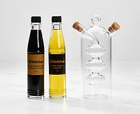 Ensemble flacon distributeur, huile et vinaigre Deliciae