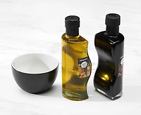 Ensemble d'huile, vinaigre et bol Deliciae