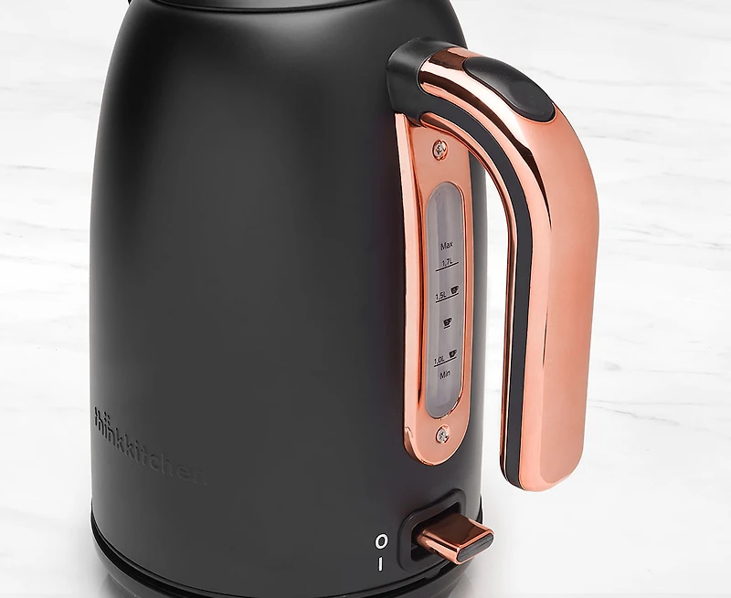 Bouilloire électrique thinkkitchen Slim, noir, 1,7 L