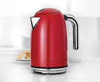 Bouilloire électrique thinkkitchen Slim, rouge, 1,7 L