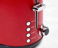 Grille-pain à quatre fentes thinkkitchen Slim, rouge