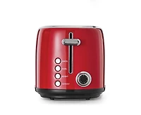 Grille-pain à quatre fentes thinkkitchen Slim, rouge