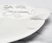 Plateau oval El-Mar, blanc