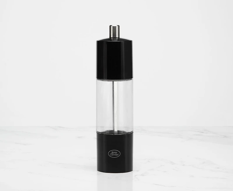 Moulin à graines de lin Ombre Remy Olivier, 7,5 po, noir