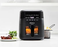 Friteuse à air avec verre de vision Luminate par thinkkitchen, 4 L