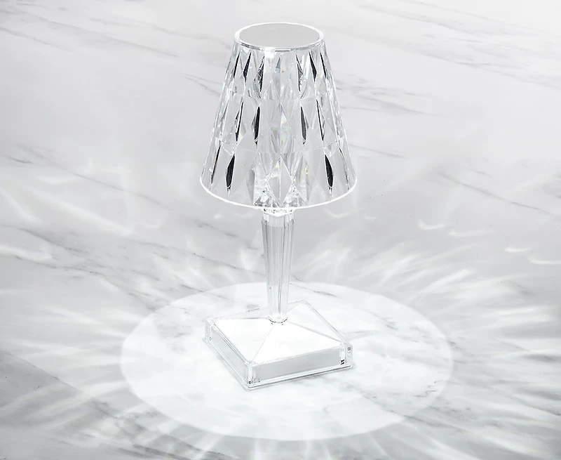 Lampe DEL Shade par Better Living, transparente
