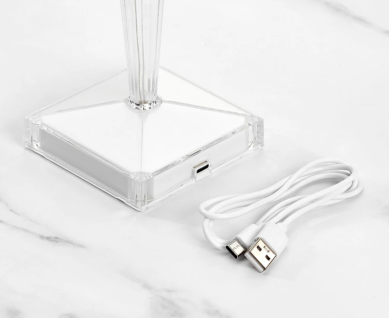Lampe DEL Shade par Better Living, transparente
