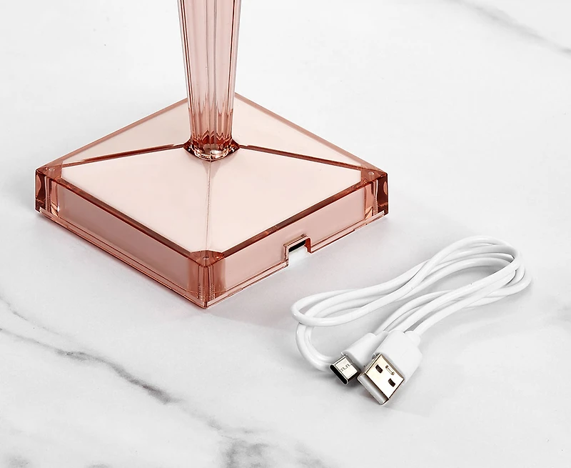 Lampe DEL Shade Better Living, rose
