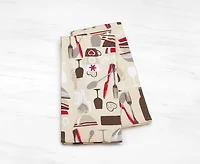 Ensemble de deux linges à vaisselle Amour, multicolore