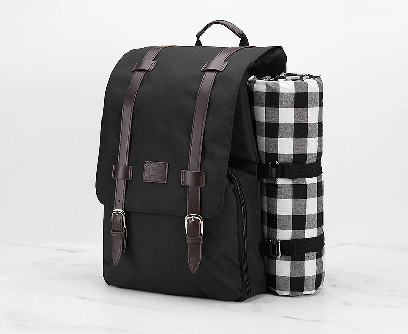 Sac à dos de pique-nique 30 pièces Yellowstone avec couverture