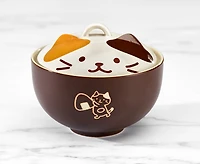 Cat Bowl with Lid, 600 ml, multicolour