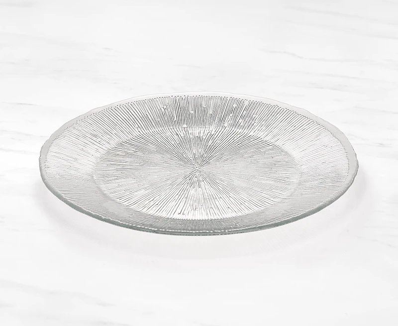 Assiette Fusion, 33 cm, transparente
