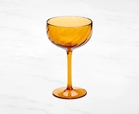 Ripple Acrylic Coupe, Cognac
