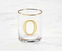 Verre à whisky avec monogramme « O », 11 oz