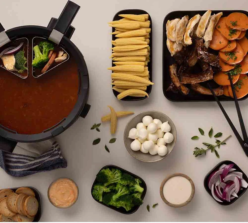 Ensemble à fondue Evolution 3-en-1 par Fondussimo