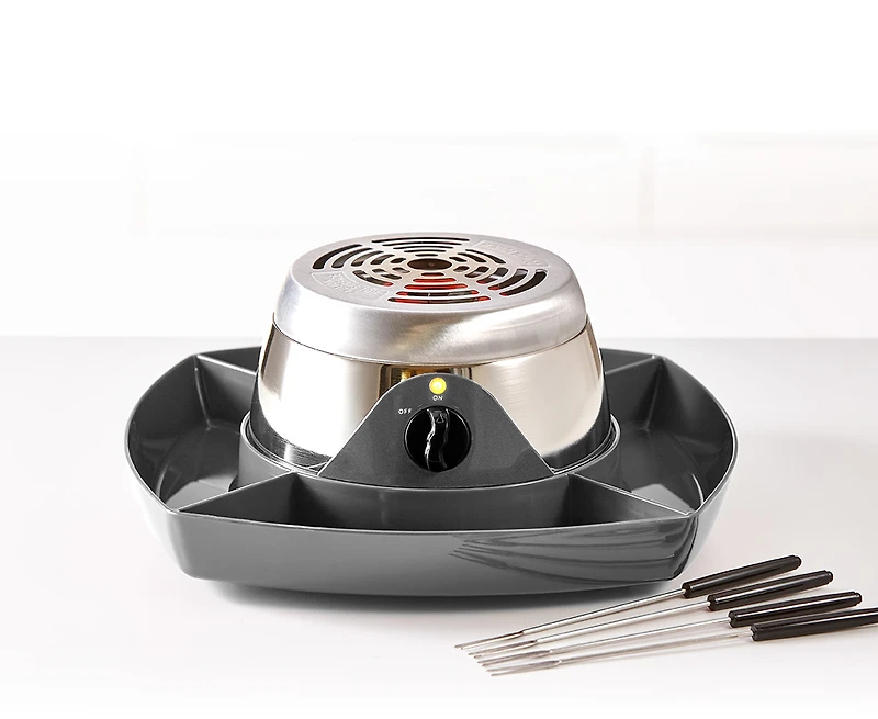 thinkkitchen Dolce S'mores Maker with 4 Skewers, Charcoal