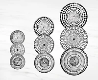 Ensemble de vaisselle de 18 pièces Gallery, blanc et noir