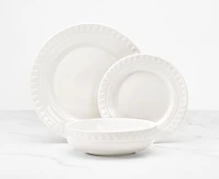 Ensemble de vaisselle de 12 pièces Tread, blanc