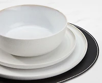 Ensemble de vaisselle de 12 pièces Granite, blanc