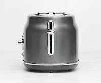 thinkkitchen Retro 2-Slice Toaster, Charcoal
