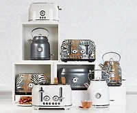 thinkkitchen Retro 2-Slice Toaster, Charcoal