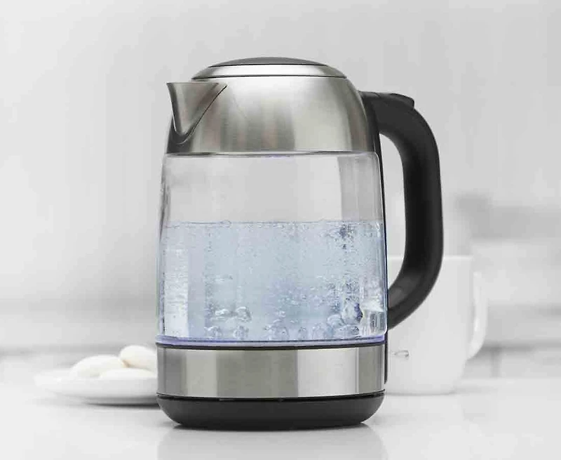 Bouilloire Blaze thinkkitchen, noir et argent, 1,7 L