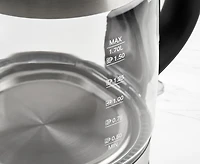 Bouilloire Blaze thinkkitchen, noir et argent, 1,7 L
