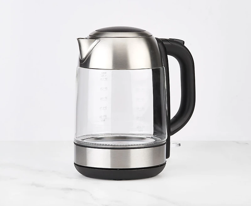 Bouilloire Blaze thinkkitchen, noir et argent, 1,7 L