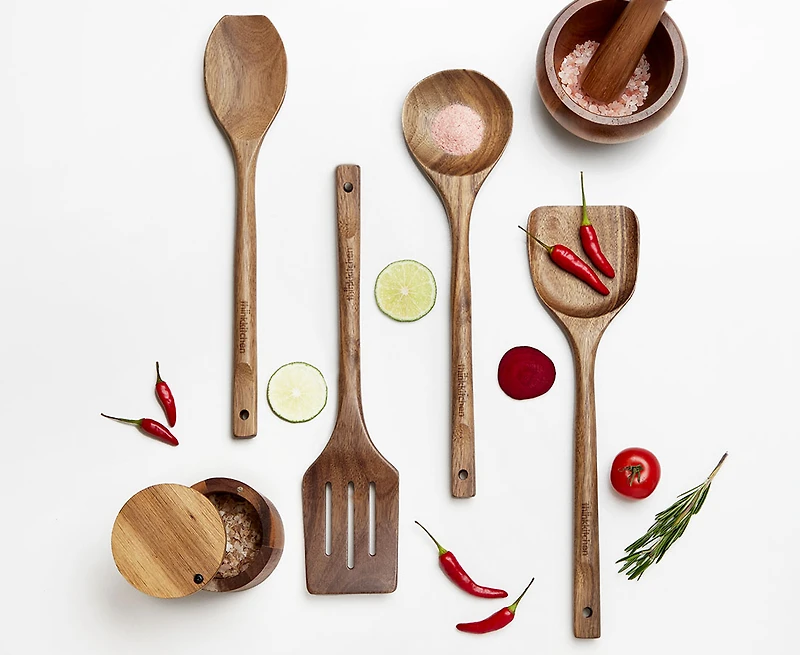 Spatule à fentes Acacia thinkkitchen
