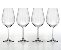 Waterfall Red Wine Glasses, 520 ml, Set of 4