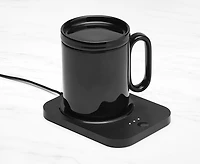 Caldo Mug with Electric Warmer, Black, 350 ml