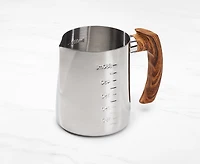 Pichet à mousser le lait Boisé par Java & Co., 600 ml