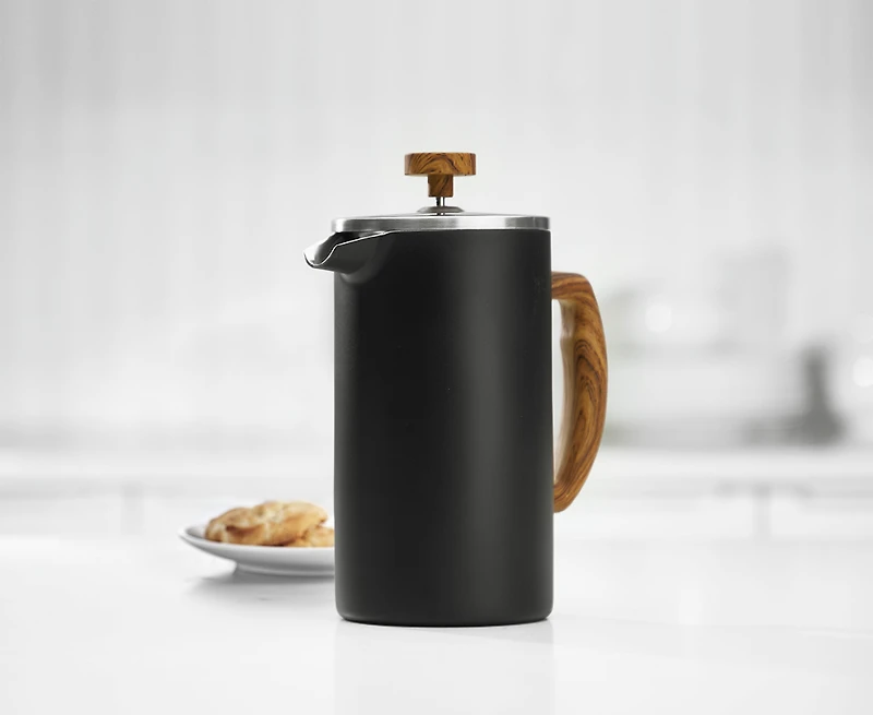 Presse française à double paroi Boisé par Java & Co., 1 L