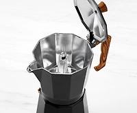 Cafetière Espresso 6 tasses Boisé par Java & Co.