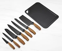 thinkkitchen Boisé Knife Set + Cutting Board, 8 Pieces