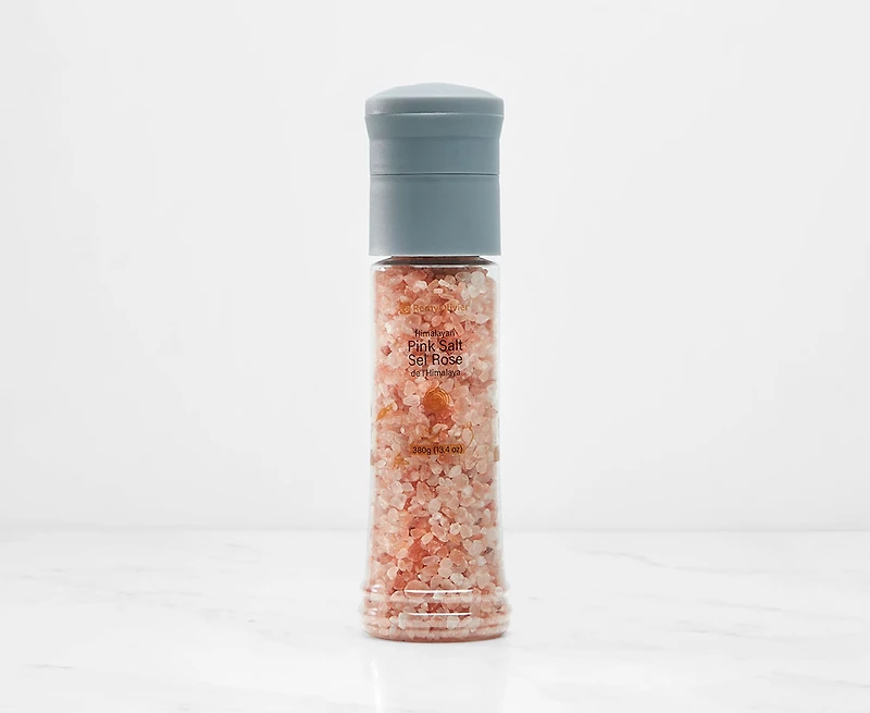 Remy Olivier Grinder Filled with Pink Sea Salt, 380 gr