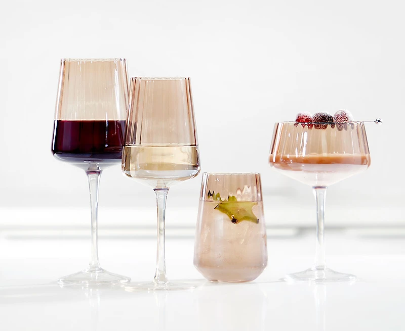 Verre à vin rouge Luster, 512 ml, ambré