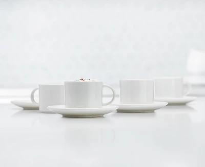 Set de tasses et soucoupes Everyday, 7 oz - Set de 4