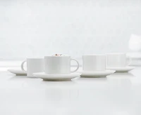 Set de tasses et soucoupes Everyday, 7 oz - Set de 4