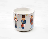Nutcracker Candle with Ceramic Cup