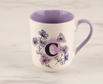 Tasse Monogram 'C', Violet, 480 ml