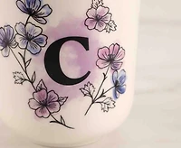 Tasse Monogram 'C', Violet, 480 ml