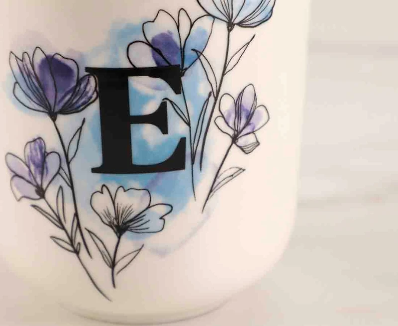 Tasse Monogramme 'E', Cara, 480 ml