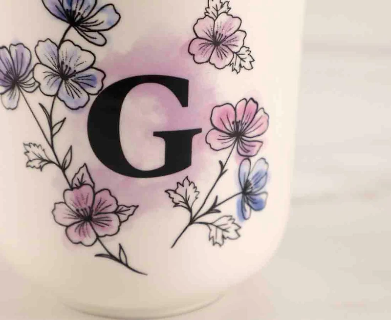 Tasse Monogram 'G', Violet, 480 ml