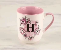 Monogram 'H' Mug, Holly, 480 ml