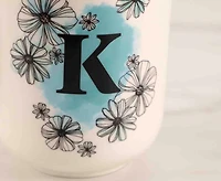 Tasse Monogramme 'K', Coquelicot, 480 ml