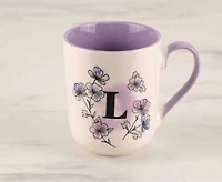 Tasse Monogram 'L', Violet, 480 ml