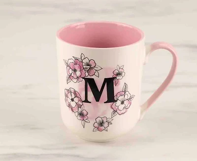 Tasse Monogram 'M', houx, 480 ml