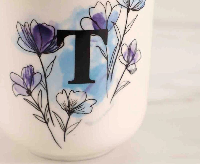 Mug Monogramme 'T', Cara, 480 ml